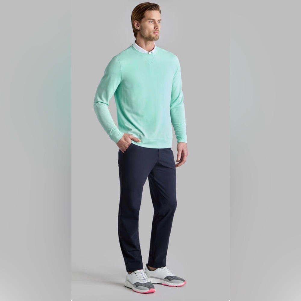 NWT G/FORE G4 Luxe Crewneck Mid Layer Pullover Shirt Long Sleeve Men Size L - Picture 6 of 14
